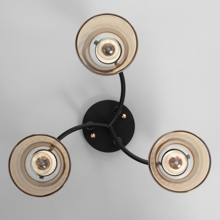 Alatea chandelier 3he27 40w Black 50x50x27 cm Bayerlux-3
