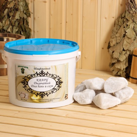Bath stone "Smoky" yard "weaped, bucket 15 kg