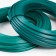 Smooth artificial rattan 7 mm 100 m half a pipe (green) mix