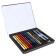 Pencils of watercolor, whole, 12 colors+2 brushes+sharpener, in a metal box wwp-12
