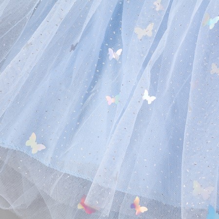 Carnival set "Stylish Princess": rim, blue dress, height 104 cm-6
