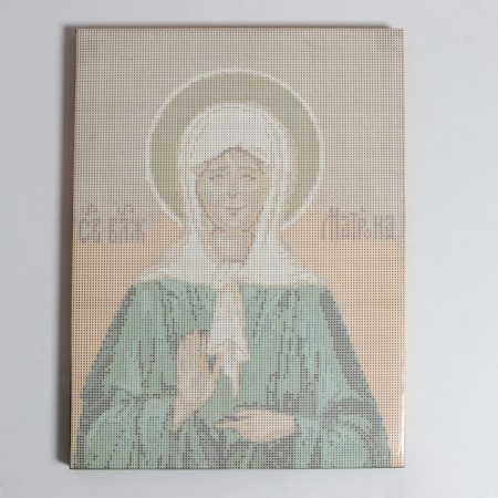 Diamond mosaic on the subframe "Matron Moscow" 40 × 30 cm-7