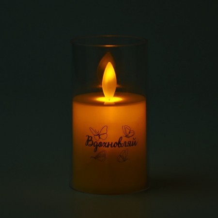 The candle is LED, mod. SV-20 "inspire", 5.3 x 10.5 cm.-1