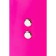 Vibrator with a stimulating ball Jos Beadsy, silicone, pink color, 21 cm
