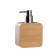 Soap dispenser, 16x10x5.6 cm, bamboo