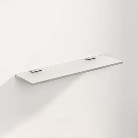 Glass domino shelf, 12x45 cm, matte