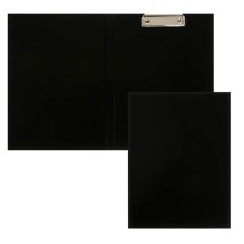 The folder-planet with A4, 2 mm clamp, calligrata is durable, cardboard/boumville, black (clipboard with a lid)