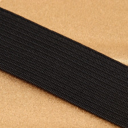 Knitted elastic, 25 mm, 25 ± 2 m, black color-1