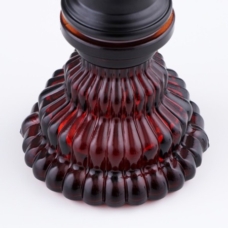 Hookah "tart", 28 cm, d bowl-5 cm, red-3