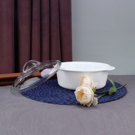 Arya Home Sophie, opal glass, 1.5 l, white color