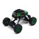 The radio -controlled “Army” jeep works on the battery, the color is green