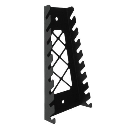 Holder for storing wrench, 9 keys from 5mm to 40 mm, wall, black-3