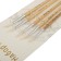Koz's hand set, 5 pieces (No. 1, 2, 3, 4, 5), round, with wooden handles, in a blister