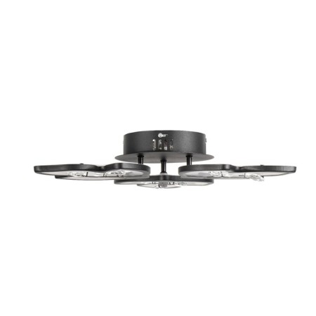 Chandelier 1093/3bk LED 72W 3000-6000k Dimmer black 50x50 cm Bayerlux-5