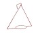 Kashpo holder, d = 18.5 cm, with bracket, ruby