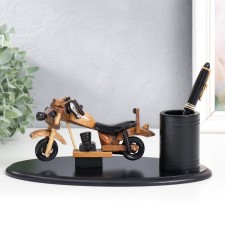Souvenir wood stand for the handles 