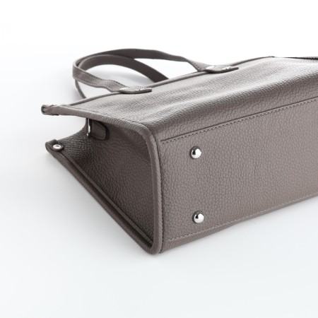 Women's bag with lightning, Textura, average size, brown color-6