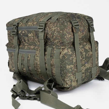 Tactical backpack, TAIF, 30 l, lightning department, outer pocket, camouflage color/green-4