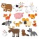 Magnetic book "Funny animals" "Blue Tractor"