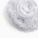 Outlet. Bant for hair on elastic band, white, 6.5 cm, princesses