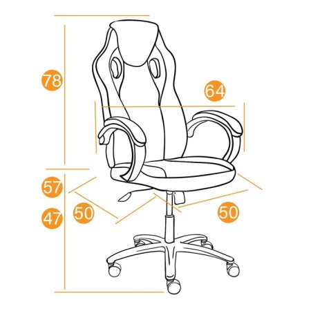 Armchair for gamers Racer GT New Eco -leather/fabric, metallic/blue, 36/10-9