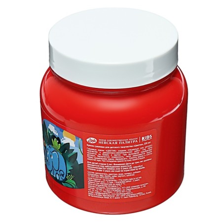 Gouache in a bank 220 ml, ZHK "Flower" red (3023331)-7