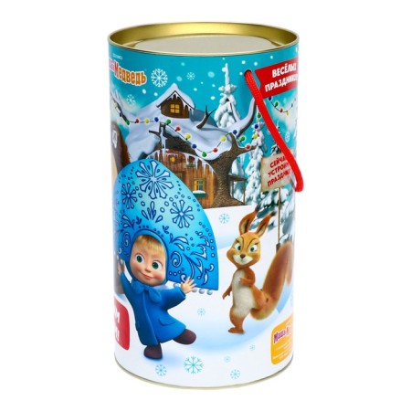 "Masha and the Bear, J2" 1000 g New Year's gift set No. 386-1