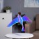 LED figure "Bird" 55 × 14 × 36 cm, plastic, 220 V, glow of white