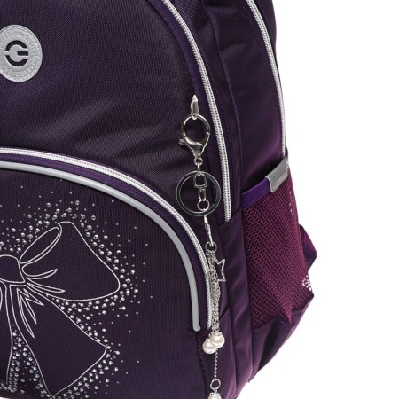School backpack, 40 x 27 x 20 cm, Grizzly, ergonomic back, laptop department, purple-5