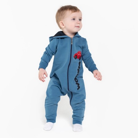 Overalls for a boy, color ceramic/machine, height 86 cm