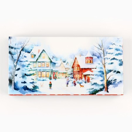 Box Gift team "Snow Town", 20 x 2 x 10 cm, new year-4