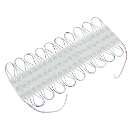 SMD5630, 2 W LED module, 3 LED, 180 LM, IP65, 3000K, 12V T-white, set 20 pcs.-1