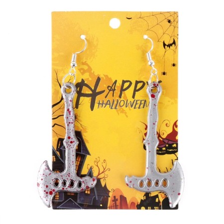Carnival earrings "ax", color mix-2