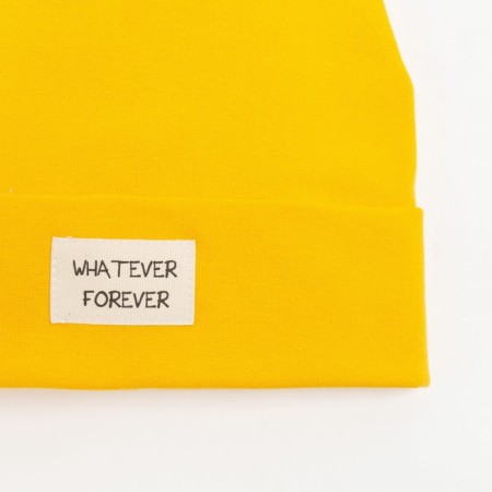 Children's hat, mustard color, size 54-58-1