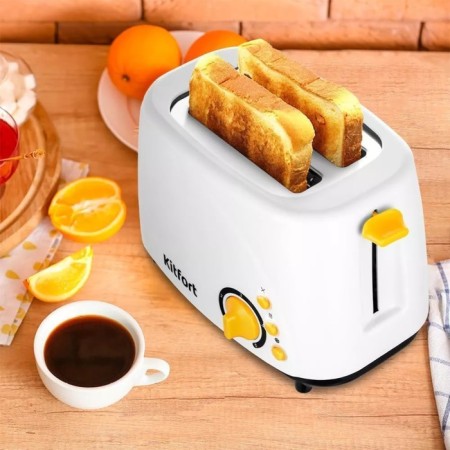Toster KitFort KT-6205, 850 W, 5 modes of frying, 2 toasts, white-2