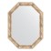 Mirror in the baguette frame, Provence with weaving 70 mm, 63x83 cm