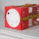 LED figure “Red Gift” 10 × 19 × 10 cm, plastic, AAX3 batteries (not complete), USB, glow warm white