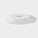 Dessert plate Avvir Carve, D = 18 cm, glass -ceramic, white color