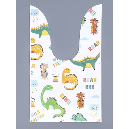 Polyethylene gift package with ears "Dinosaurs", 13 x 23 cm-3