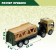 The inertial “Army” truck is transformed, light, sound