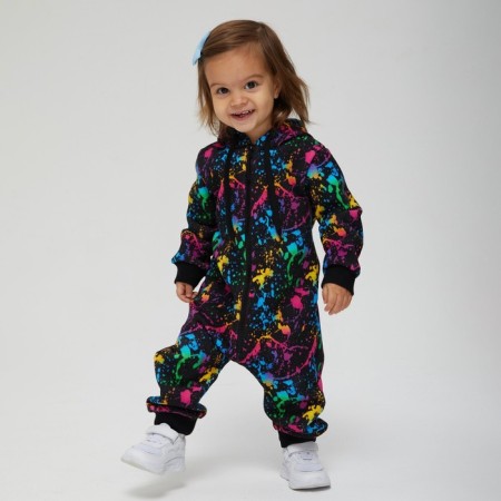 Combineson children, black/pink color, height 68 cm-5