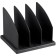 Stand for magazines and papers (sorter) Istanm, team, 3 departments, black