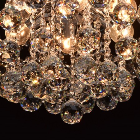 Chaler "Pearls" 6x60W E14 Chrome-9