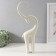 Souvenir Ceramics "Antelope" White 6x13x47.5 cm