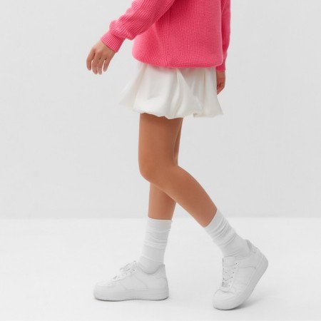 Ballon Skirt Women Mini Mist, p. L, milk-2