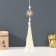 Textile suspension, metal "Flower in the frame" Cream 1x3x19.5 cm