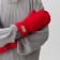 Women's mittens for lawsuit. Mehu Mist, rr. 26cm, red