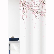 Sakura bathroom curtains, 180 × 200 cm