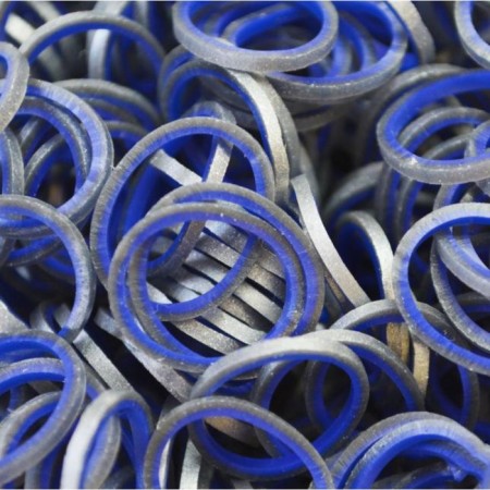 Rainbow loom bracelet rubber bands, the Middle Ages collection, dark blue