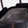Soper bag with zipper, black color